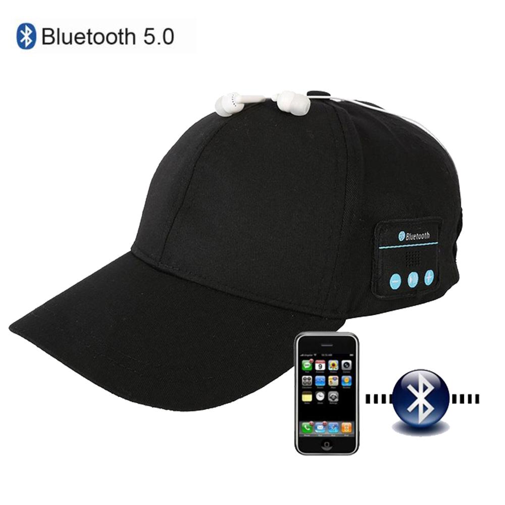 Fashion Bluetooth 5.0 Headphones Headset Baseball Cap Wireless Summer Hats with Stereo Earphone Mic Outdoor Hands-free Earbuds
