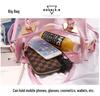 2025 Summer Women's Beach Bag: Korean Style Transparent Jelly Crossbody & Shoulder Mother-Child Handbag