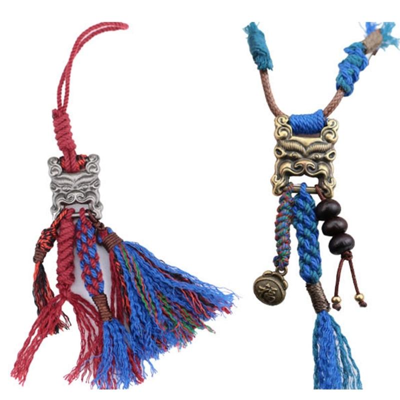 Snow Lions Ornament Sturdy Alloy Charm for Necklace Chain Decoration