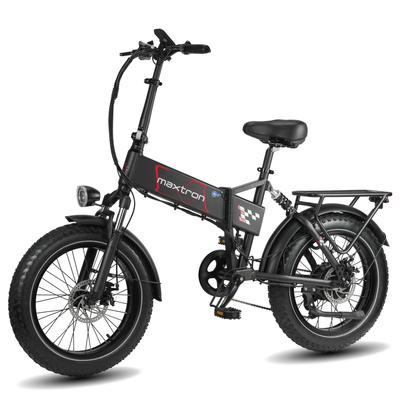 Skladací elektrický bicykel Maxturn Polaris pre dospelých s 250W motorom, 48V13Ah batériou, 20-palcovými terénnymi pneumatikami. Ideálny na dochádzanie v meste a jazdu v prírode.