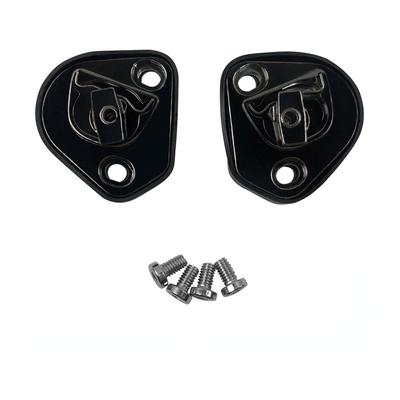 2 x Sūpynės Mechanizmo Pagrindo Plokštė Šalmo Vizio Mechanizmas Juodas Pista GP R GP RR Corsa