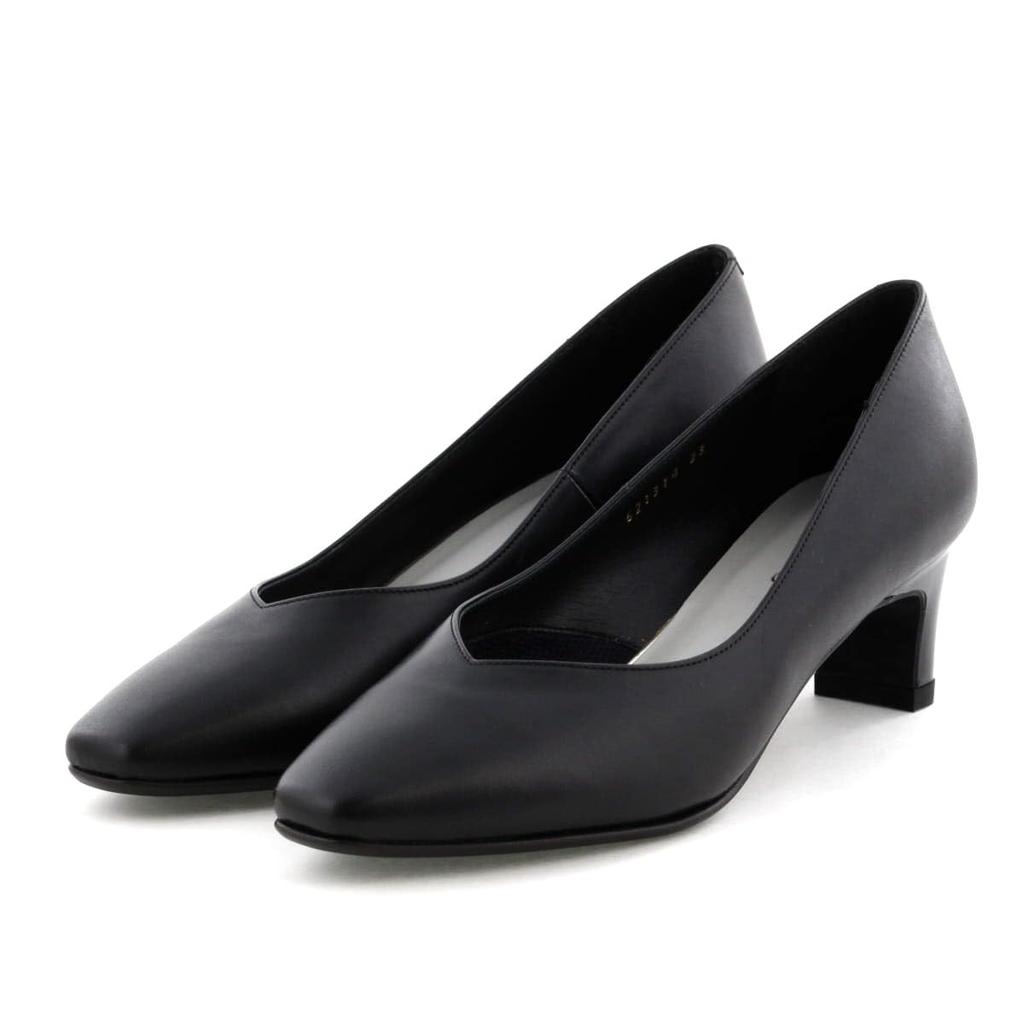 HIMIKO/Himiko/Einfache Pumps mit weicher quadratischer Spitze/641110 Schwarz 225