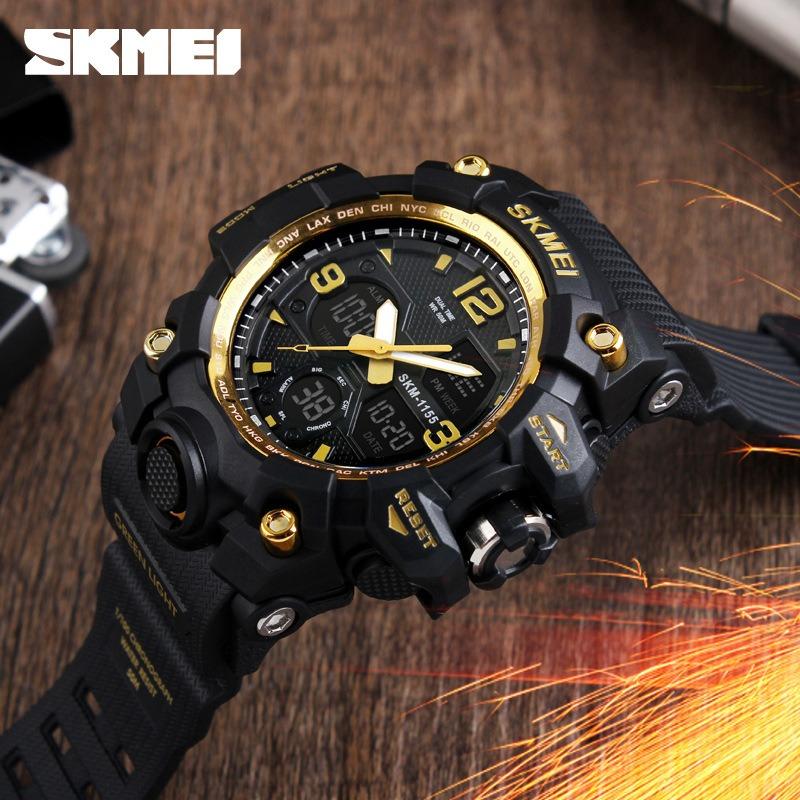 Men's waterproof electronic watch, fashionable multi-functional outdoor sports watch, young student electronic watch
