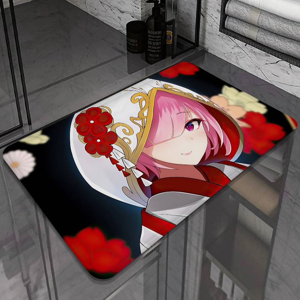 Classic Ram And Rem Re0 Starting Life In Another World Floor Mat INS Style Soft Bedroom Floor House Laundry Room Mat
