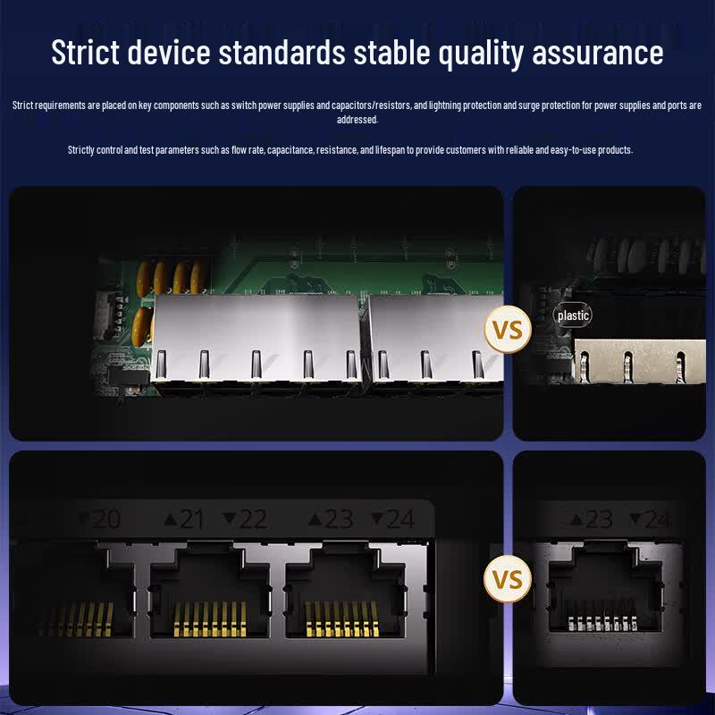 Ruijie RG-ES118GS-LP-E 16-Port Gigabit PoE Unmanaged Access Switch