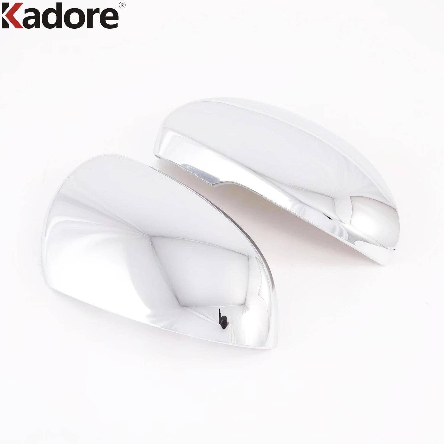 Rearview Mirror Cover Trim For KIA K7 Cadenza      Carbon Fiber Car Side Wing Mirror Cap Overlay Accessories ABS Chrome