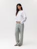GLOWNY G Double Sleeve Letter Tee (White)