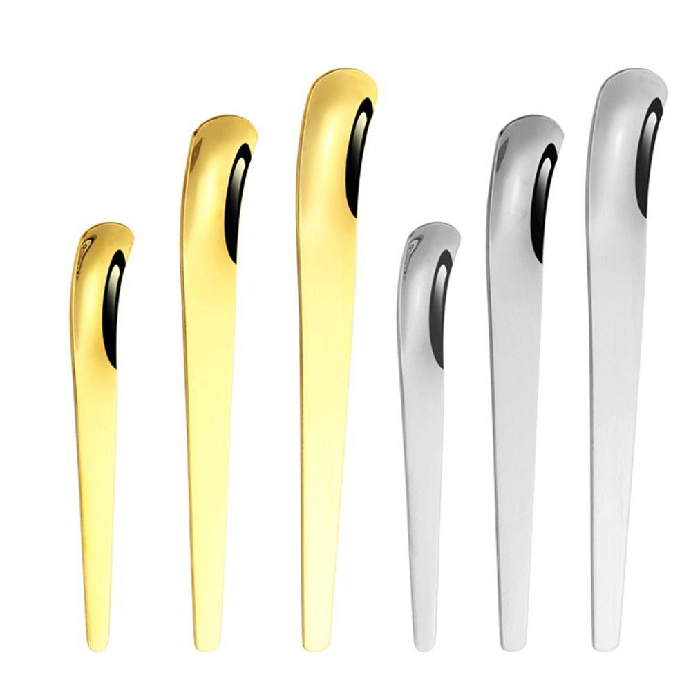 New 304 Stainless Steel Tea Sticks Japanese Traditional Dessert Spoon Matcha Spoon Teaware