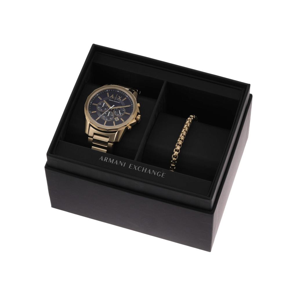 Armani BANKS AX7151SET Gold Watch [AX Exchange] Men's