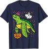 Halloween Turtle Tortoise Costume Men Women T-Shirt