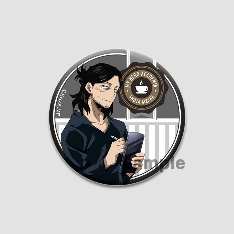 

32/44/58MM Аниме Персонаж Всемогущий Мидория Изуку Тодороки Шото Бакугоу Кацуки Милый Мультяшный Значок Ручной Работы Оловянные Броши Подарки 58mm