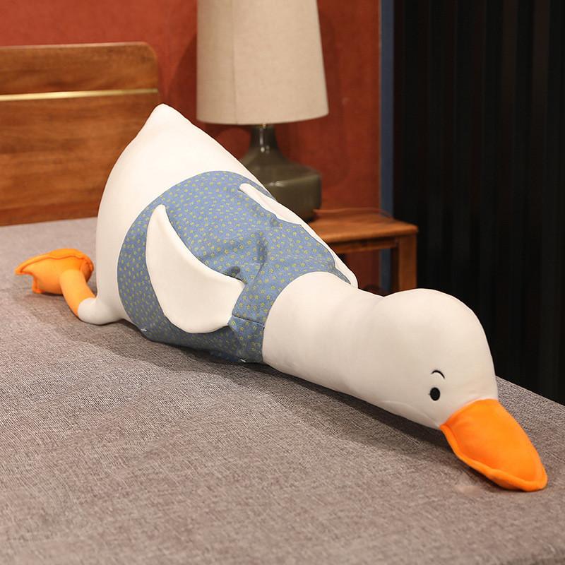 White Sunshine Big Goose Plush Toy Cute Children Holiday Gift Doll Pillow Sleep