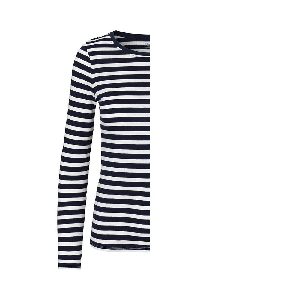 Neutral Womens/Ladies Striped Long-Sleeved T-Shirt