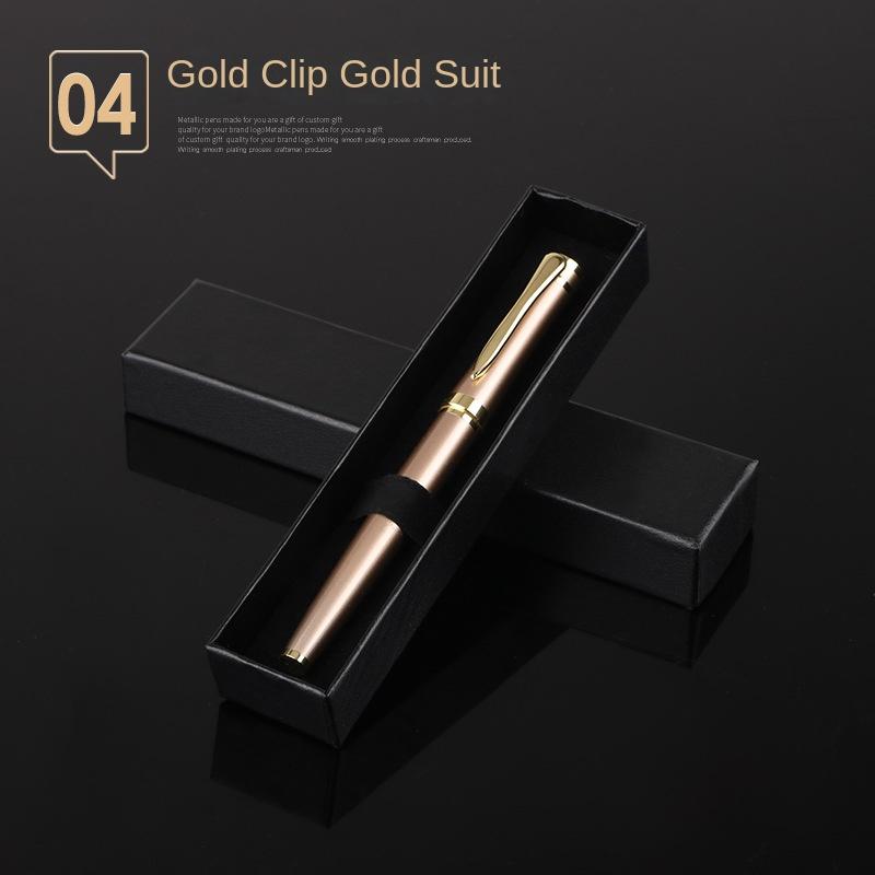 Metal Ballpoint Pen Rollerball Pen Medium Oil Pen Small World Cap Set Birthday Gift DIY Pen