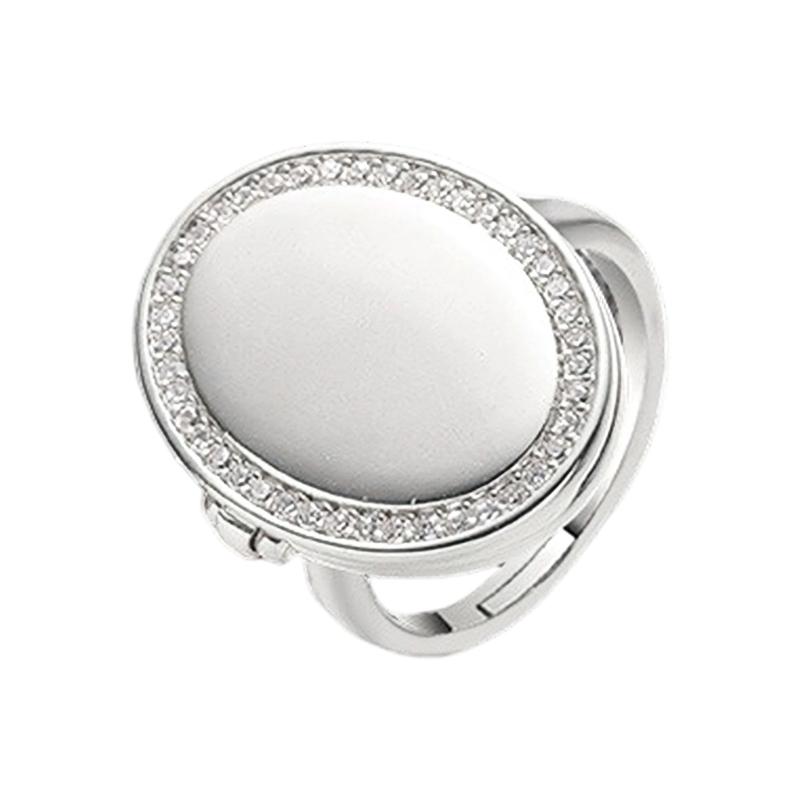 A52E Copper Alloy Geometric Ring Adjustable Opening Finger Ring Handmade Jewelry