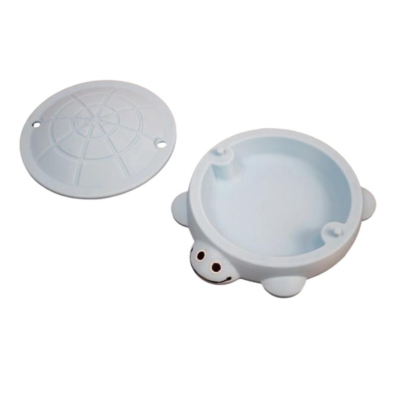 

Plastic Biodegradable Turtles Shaped Sandbox Creative Family Craft Project For Holiday Event Classroom Learning синій