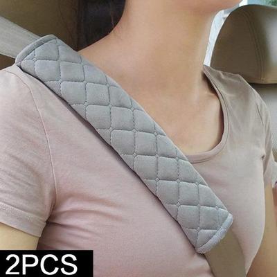 2 ks Bezpečnostní popruh pro dospělé a děti Silná plyšová tkanina Polštářek na bezpečnostní pásy do auta Měkká podložka na ochranu ramen Polštářek na bezpečnostní pásy