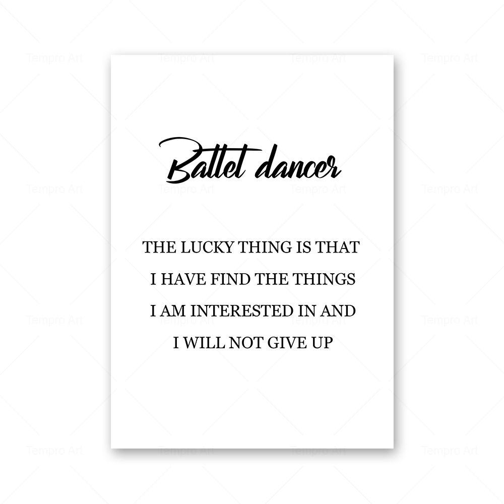 Modern Art Ballet Dancer Girl Nordic Posters And Prints Elegant Lady Wall Art Canvas Painting Picture For Living Room Home Decor