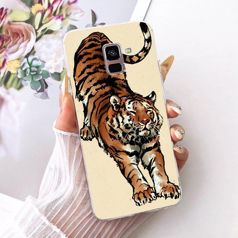 Clear Casing For Samsung Galaxy A8 Plus 2018 SM-A730F Phone Case For Samsung A8 Plus 2018 Cover Cute Fashion Funny Cool Painted