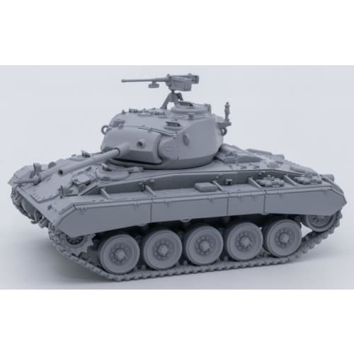Rubicon Models 1/56 American Light Tank M24 Chaffee Plastic Model RB0140