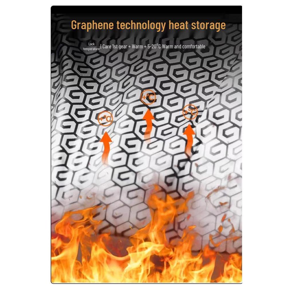 Men's Graphene Thickened Winter Hooded Jacket - Versatile, Warm, and Stylish