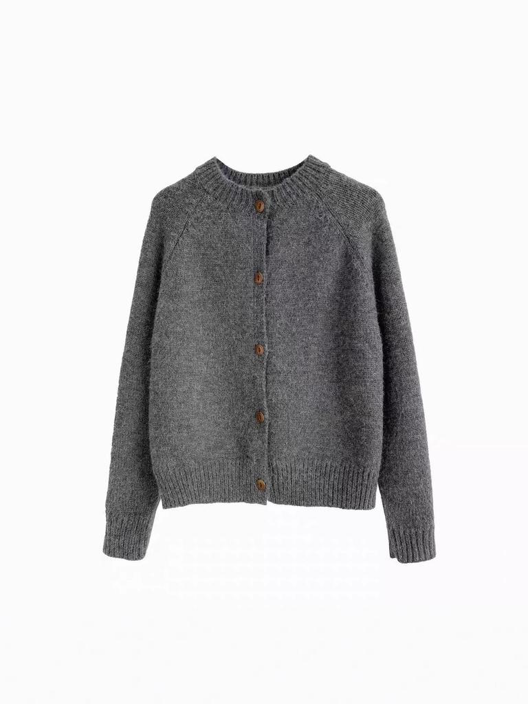 Korean Style Women's Loose Knit Cardigan - Autumn 2026