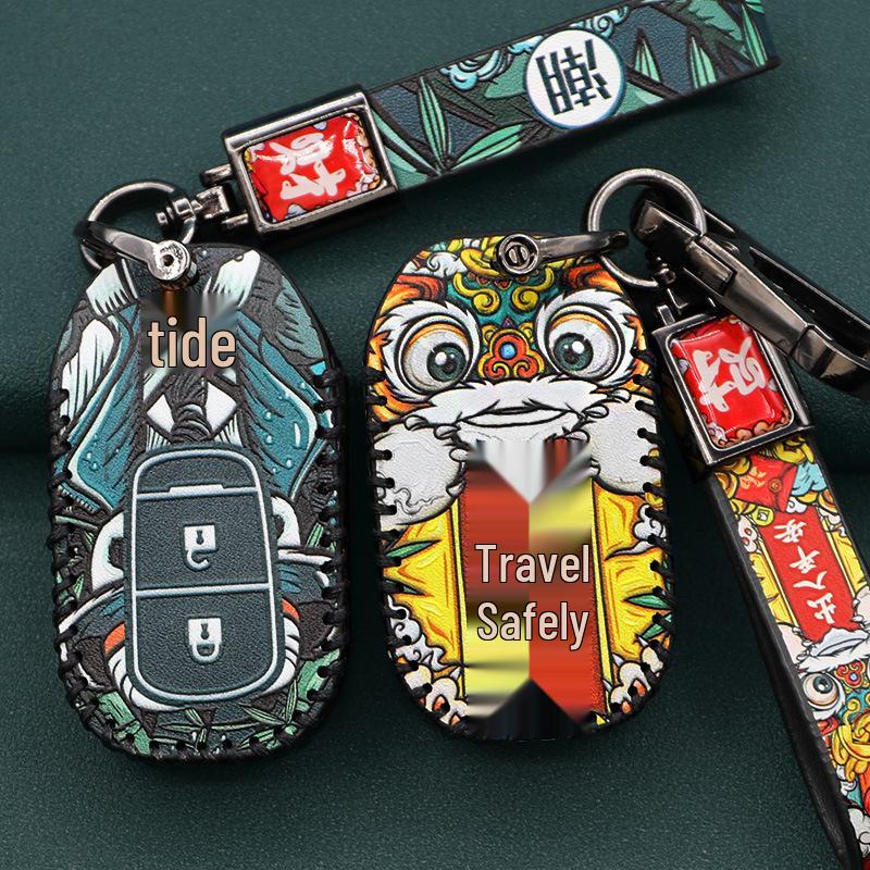 CRV Key Case for 11th Gen Accord, Civic, XRV, Haoying, & Xingge Remote Control Shell Buckle Set