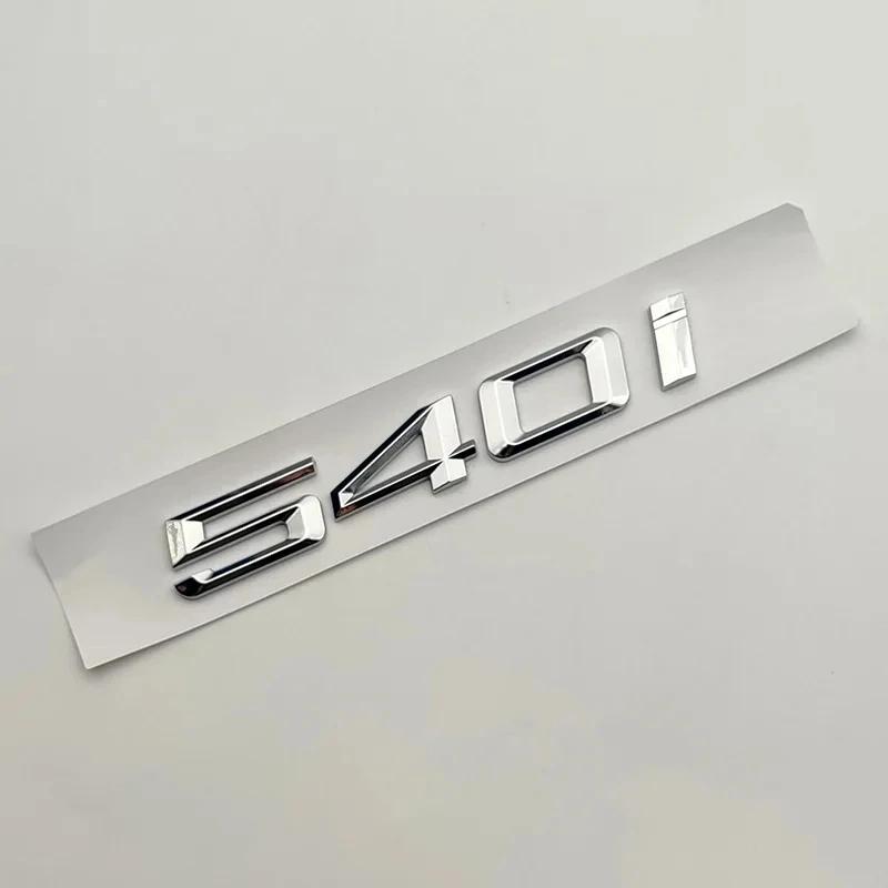 

ABS 3D Chrome Car Trunk Letters 528i 535i 540i Luxury Line Xdrive Emblem Logo Sticker For BMW E60 E34 F10 G30 E39 Accessories
