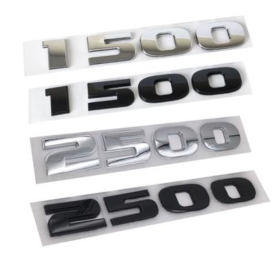 Autocollant de Voiture 3D Carrosserie Garde-boue Latéral Decal RAM 1500 2500 Emblème Badge Pour RAM 1500 2500 Plaque Nominale Badge Accessoires Auto
