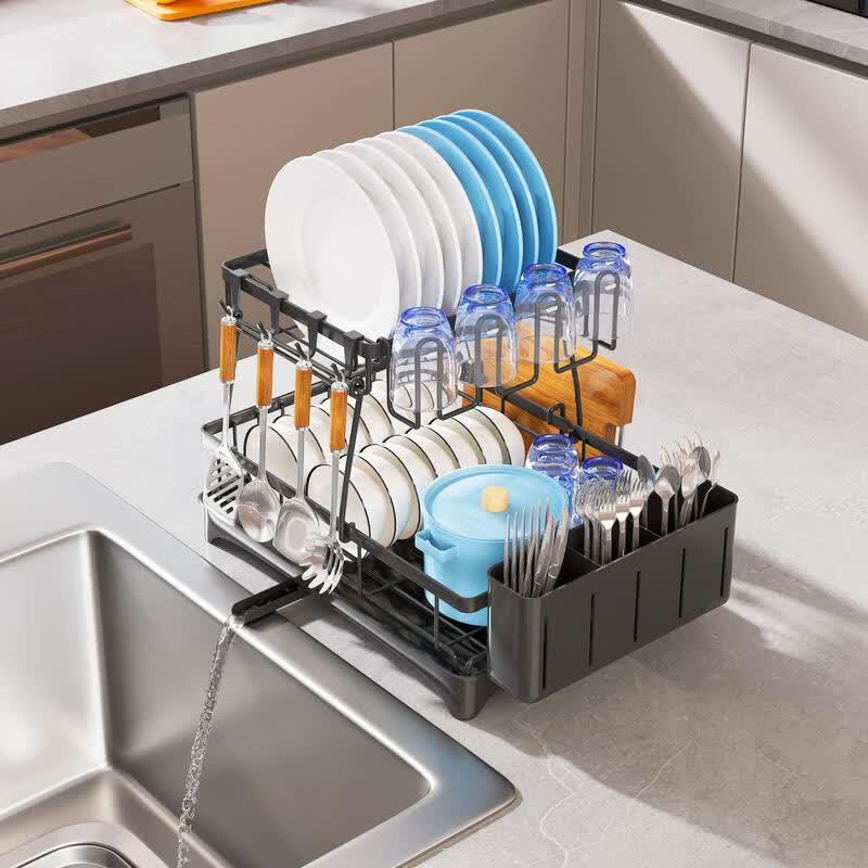 CMAOS 2-Tier Dish Drying Rack