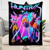 Huntrxx: Neon Warriors Blanket Durable Comfort Great for Picnics Bedding Seaside All-Season Use Warmthful Decor