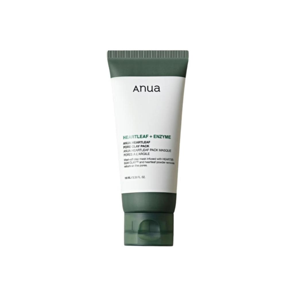 Anua Heartleaf Pore Clay Pack 100ml - Deep-cleansing Clay Mask for Pores, Excess Sebum & Soothing Care