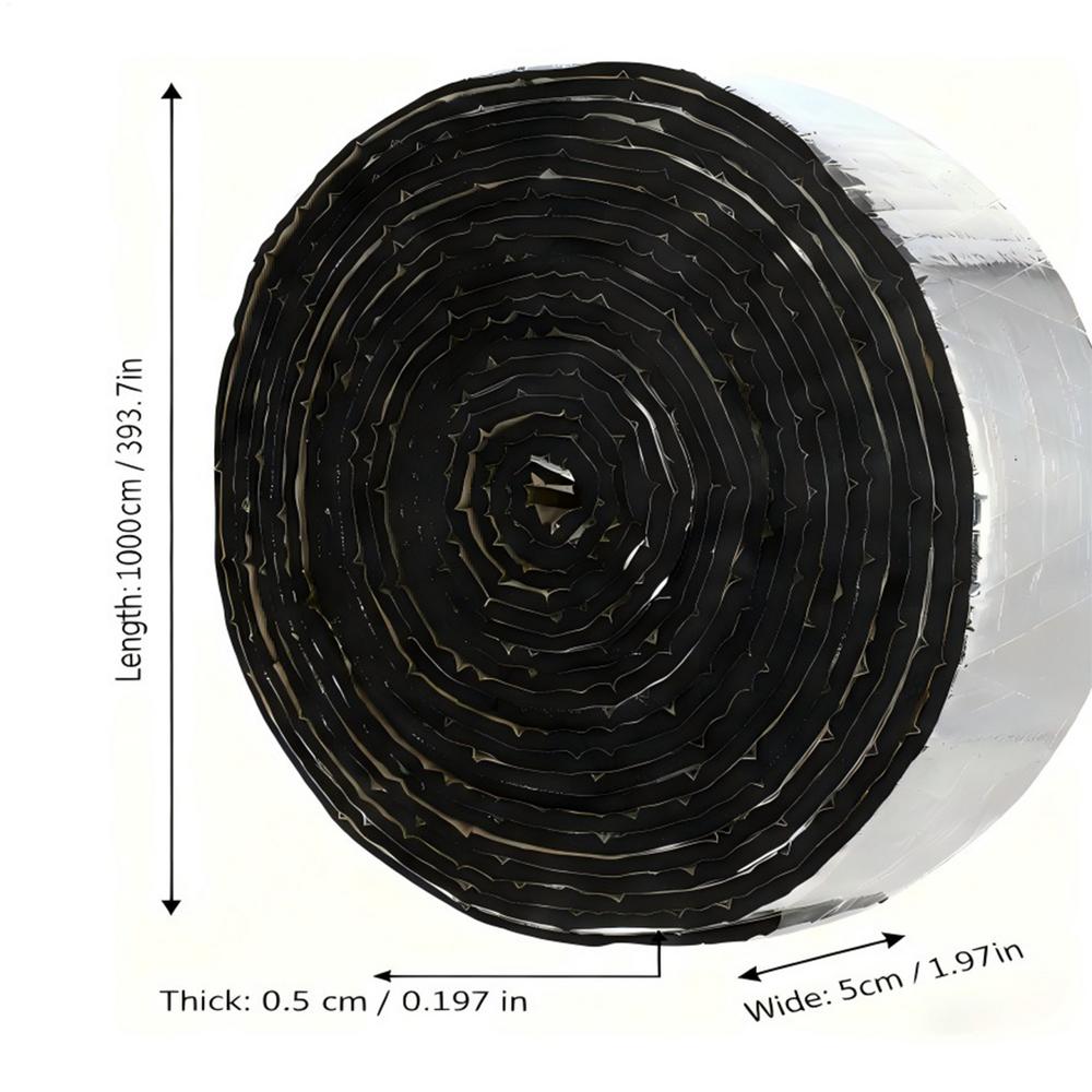 

Теплоизоляционная обмотка для труб с алюминиевым покрытием, защита от замерзания, водонепроницаемая, для наружных труб с горячей/холодной водой, защита