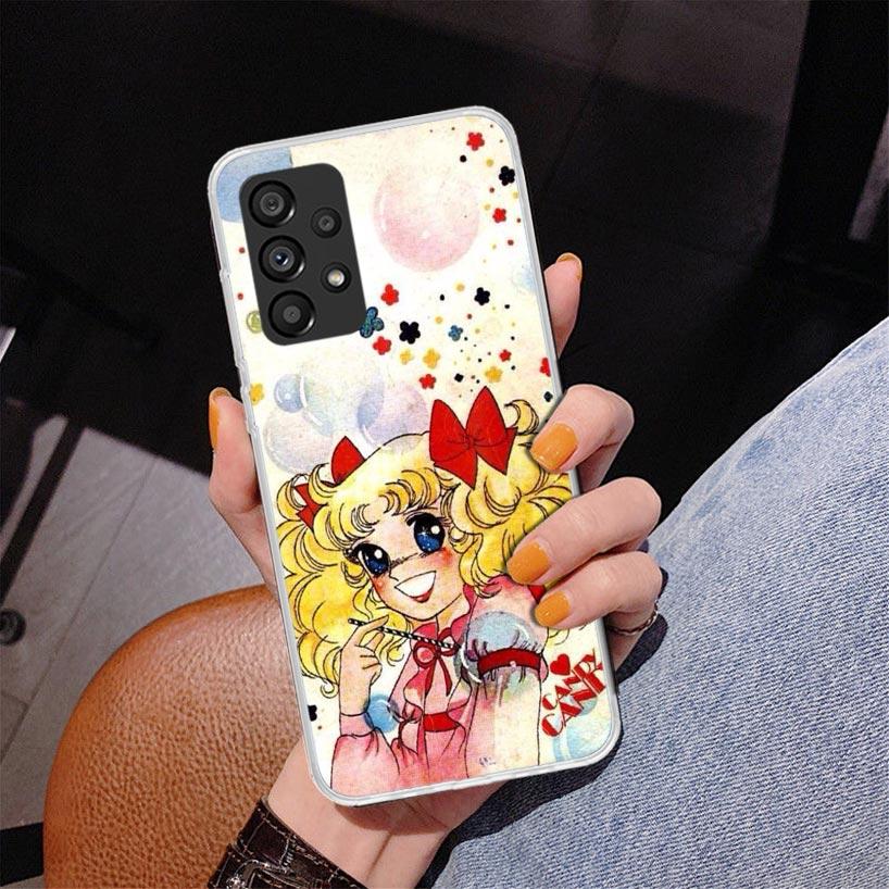 Anime Candy Phone Case For Samsung Galaxy A17 A16 A15 A14 A13 A57 A56 A55 A54 A53 A37 A36 A35 A34 A33 A26 A25 A24 A23 Galaxy A16