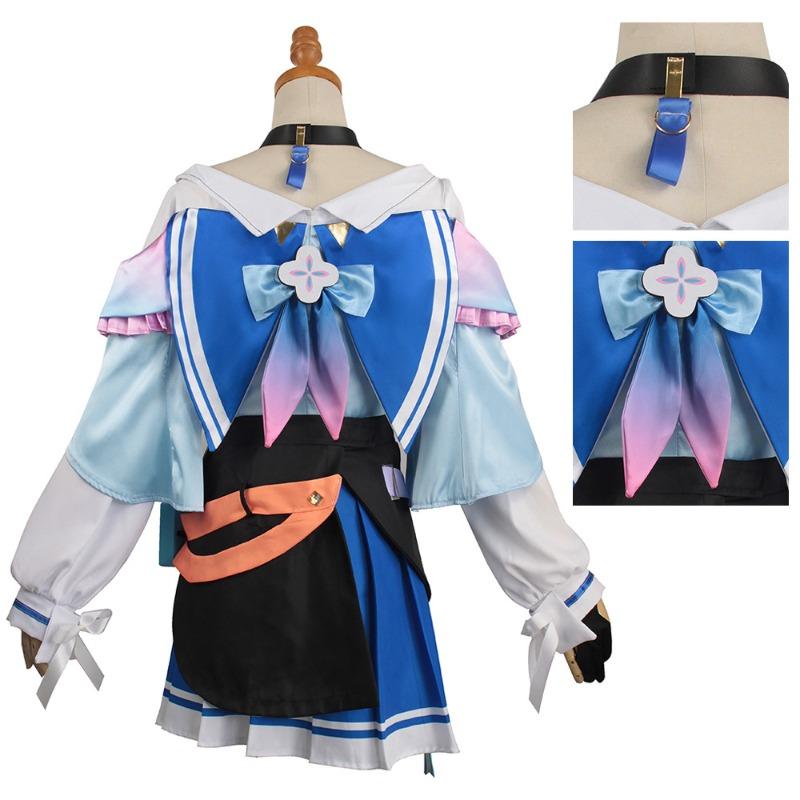 Animation Game Cos Clothing March 7 Same Cosplay Clothing Performance Clothing Women's Skirt