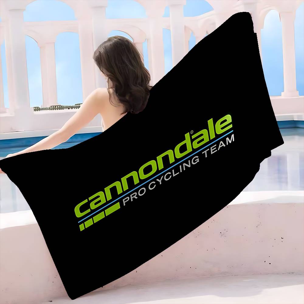 C-Cannondale Microfiber Printed Beach Towel Mountain Climbing Yoga Beach Swimming Running Absorbent Soft Towel