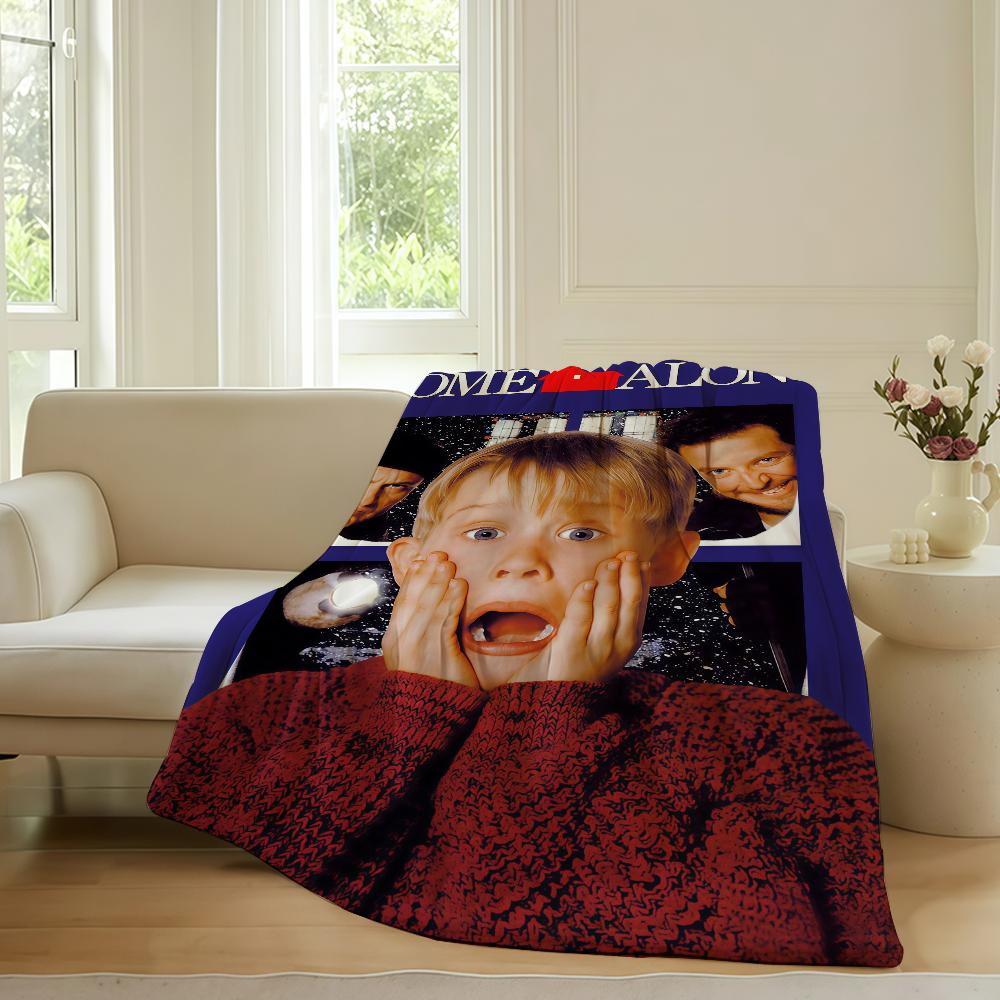 Comedy movie H-Home A-Alone Blanket For Sofa Office Bed Plane Travel Sleep Read Relax Camping Soft And Warm