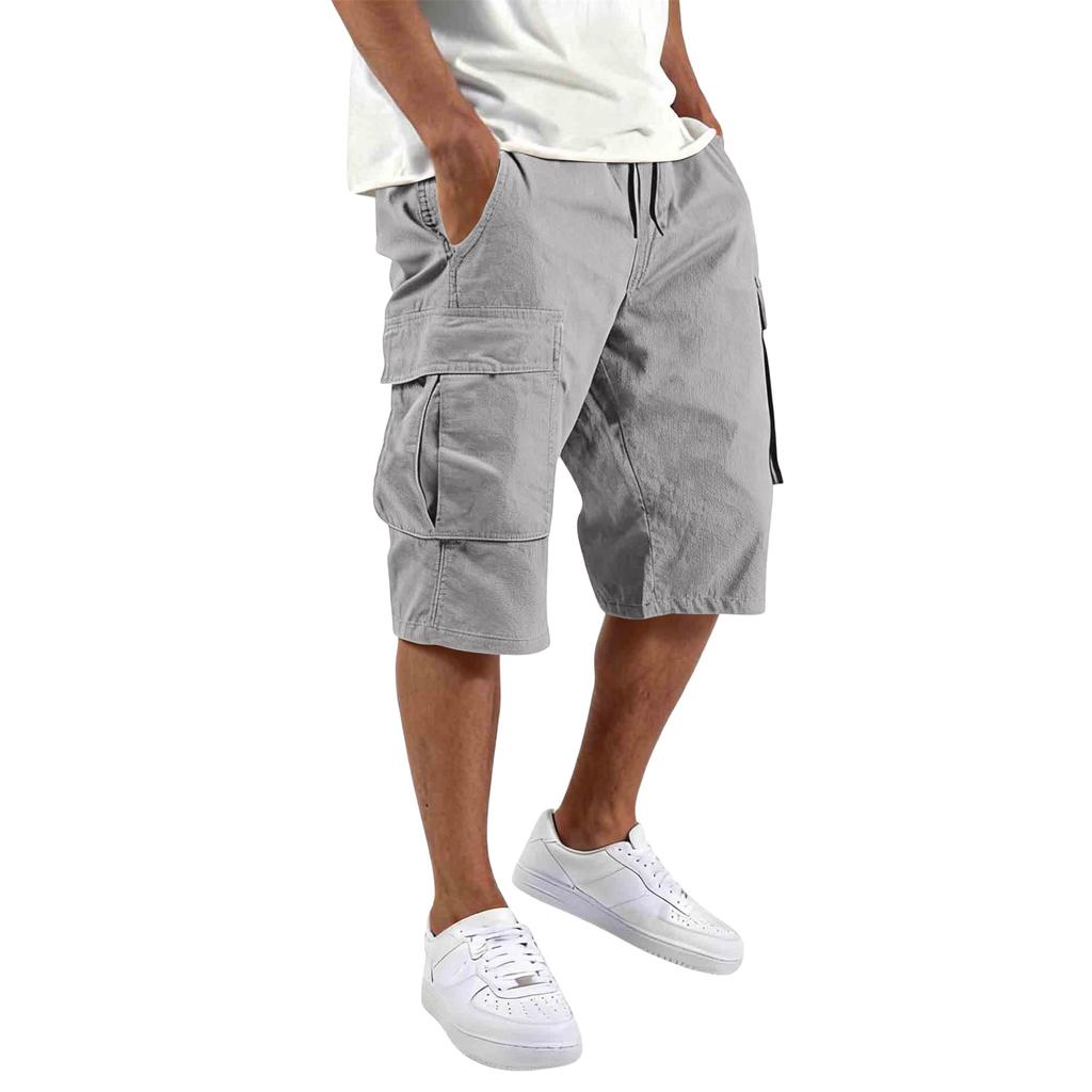 Herren Freizeitarbeit Shorts mit Kordelzug und Tasche