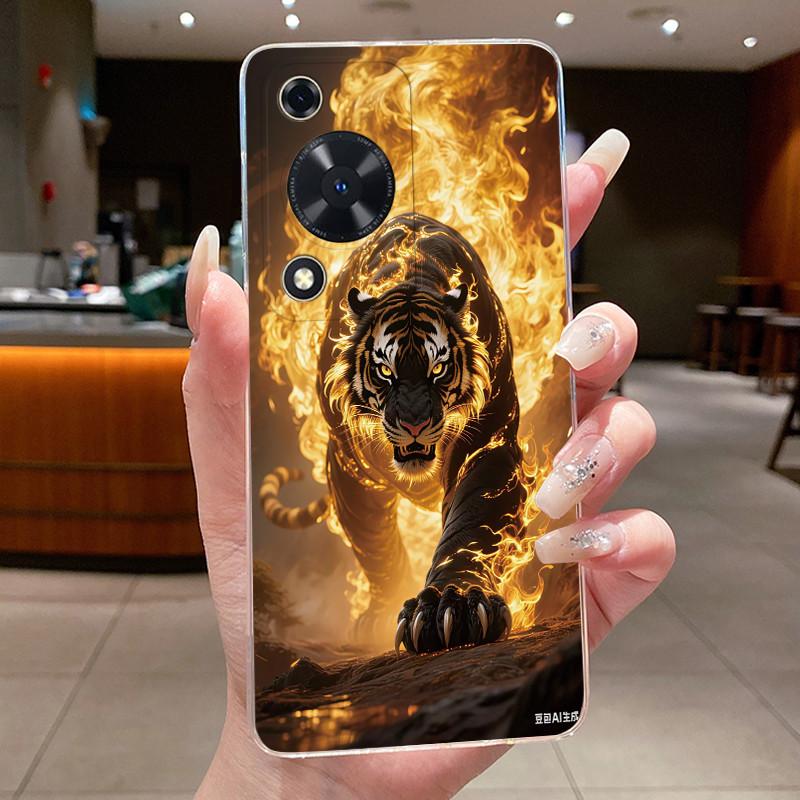 Casing For Huawei Nova Y63 Y72 Y72S Case Luxury Dragon Cute Cool Boys Girls Transparent Soft Silicone TPU Phone Cases Back Cover