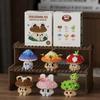 New Mushroom Rabbit Model 7249-7254: Cute Micro-Particle Toy Building Blocks