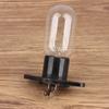 1 Stück 4,8 mm Sockel mit gebogenem Fuß 220 V 15–20 W Mikrowellenherd-Glühbirne mit Halter