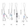 Sweet Cool Earphone Notes Star Guitar Hanging Pendant Phone Strap Bag Decoration