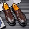 Fashion Leather Shoes For Man Genuine Leather Casual Shoes Fashion Business Oxford Shoes High Quality Designer Work Shoes