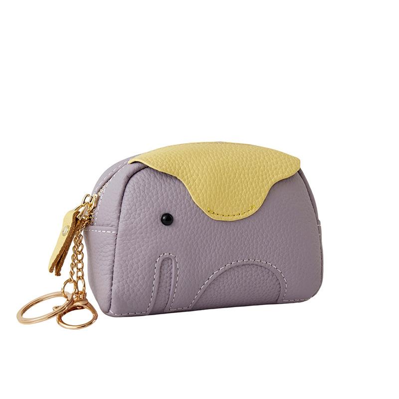 Change bag, women's baby elephant, light wallet, premium sense card bag, multi-card ID mini storage bag.