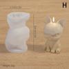 Precioso Molde de Silicona para Velas de Animales 3D Mascota Perro Diy Aromaterapia Yeso Vela Molde de Resina Molde para Fundición Artesanal de Jabón Decoración del Hogar