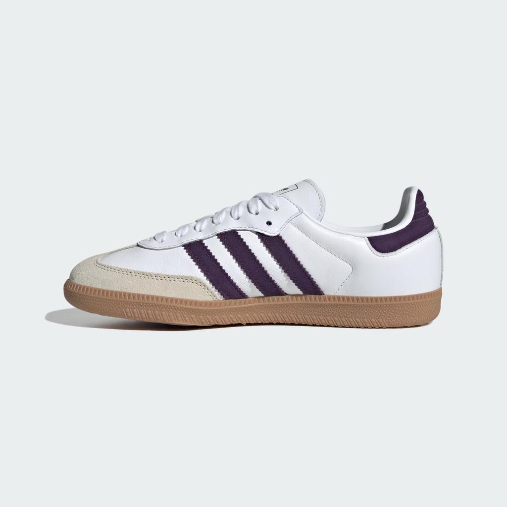 JS1392 Adidas Originals Samba OG Cloud White Alumina Aurora Plum (Men's)
