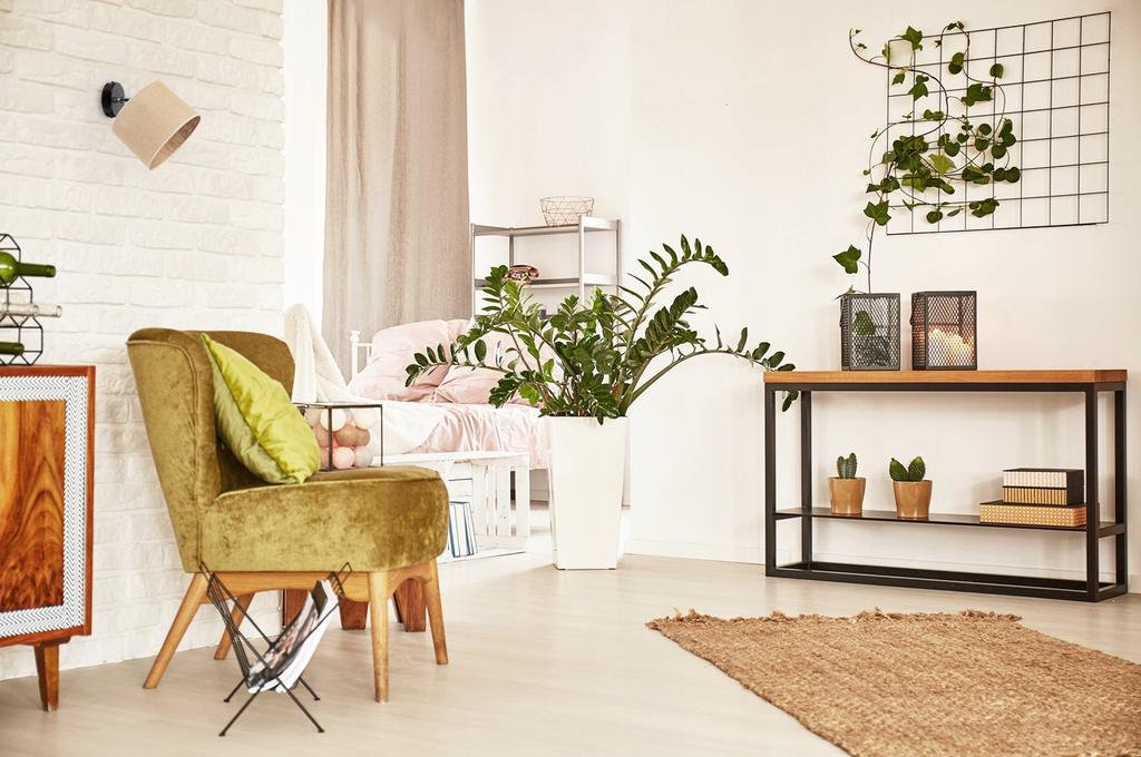 CEILING HANGING LAMP, JUTE LAMPSHADE, 20 CM