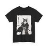 Samurai Cat Vintage Ukiyo-e Warrior Art Graphic Cat Art T-Shirt