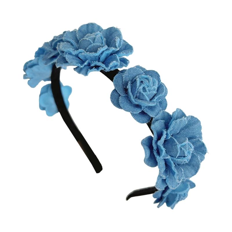 

Stage Performances Headwear Funny Headpiece Luxurious Women Camellia Hairband for Dates Parties and Weddings