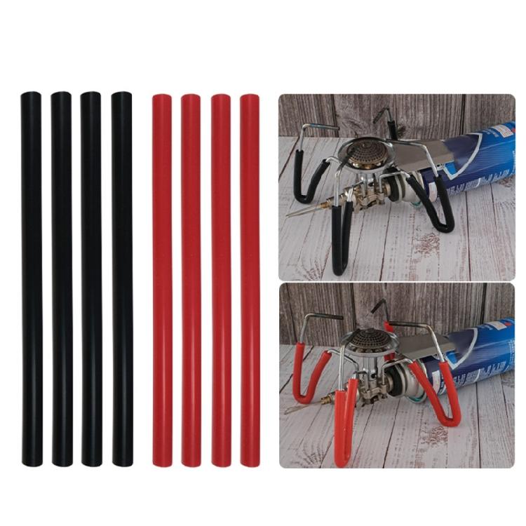 4pcs Heat Resistant Silicones Protectors Camp Stove Safety Leg Cover Camp Essential